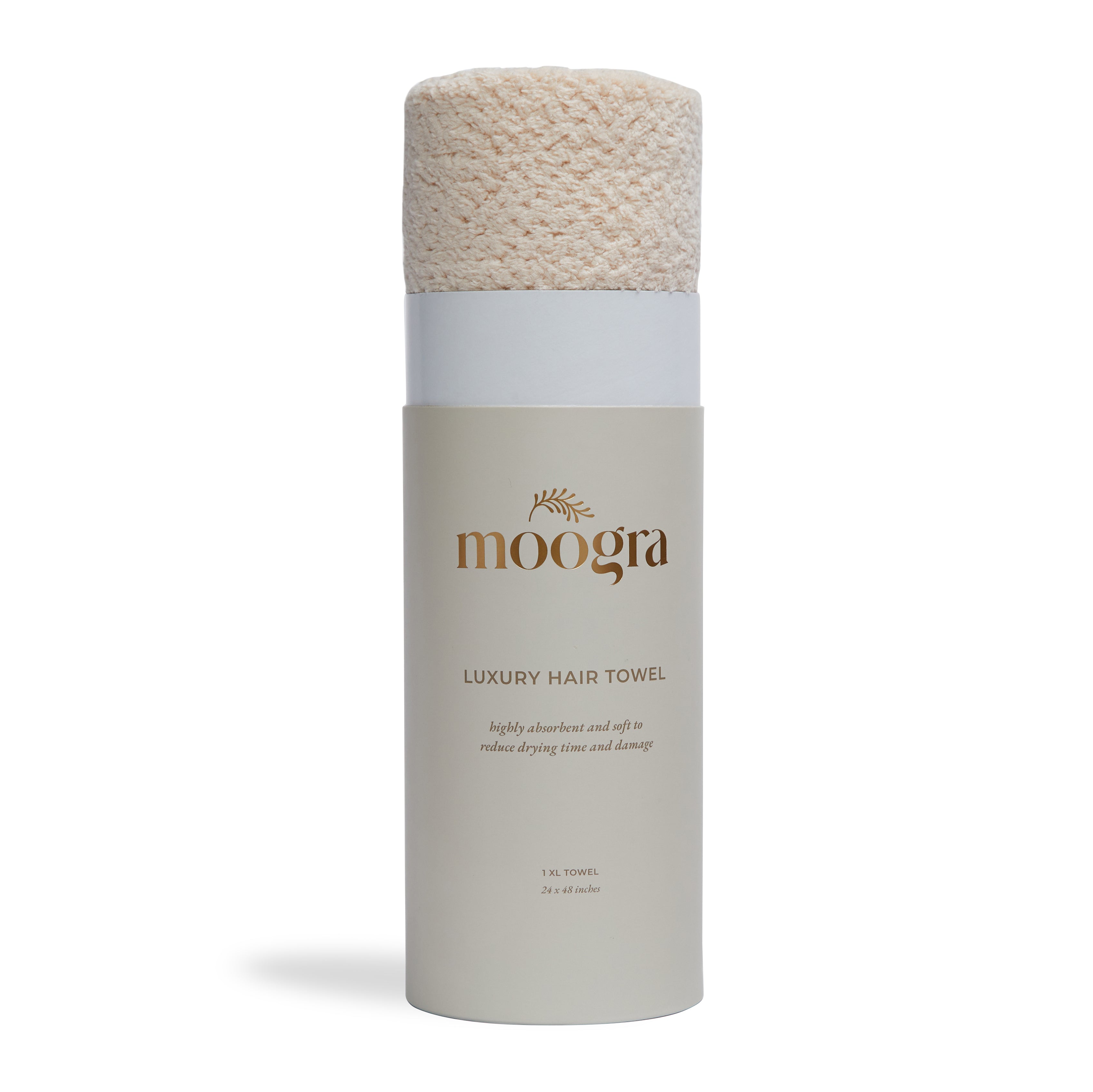 Luxury XL Hair Towel - Nude