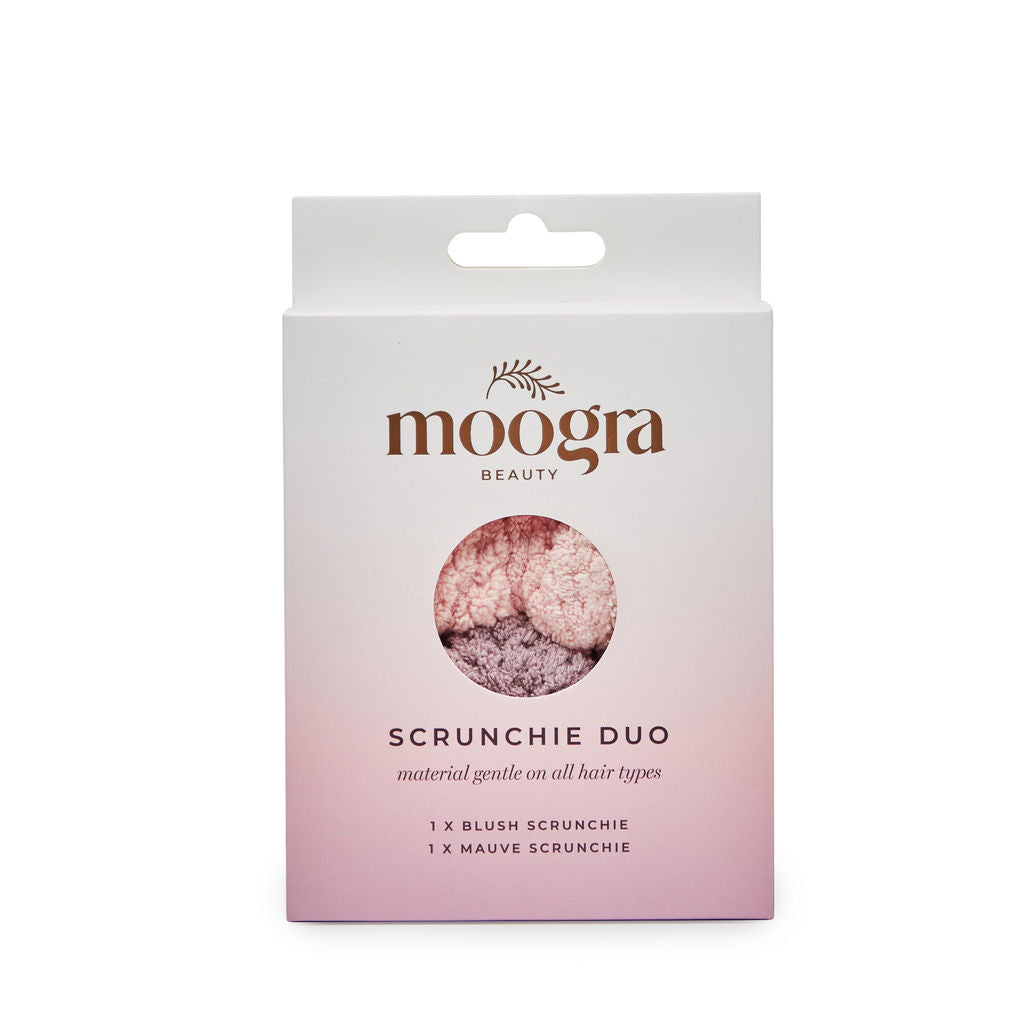 Scrunchie Duo Blush/Mauve (Coming Soon)