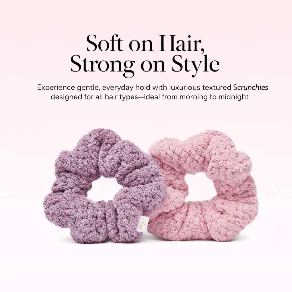 Microfiber Scrunchie Duo