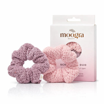 Microfiber Scrunchie Duo