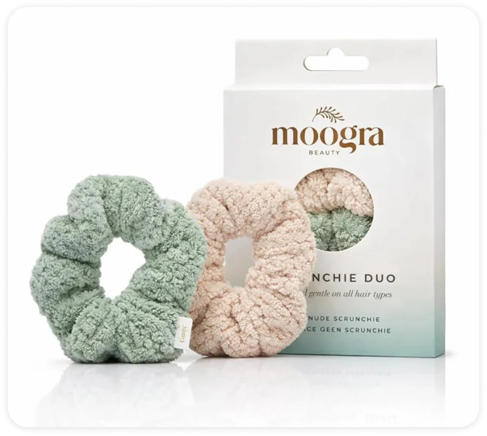 Microfiber Scrunchie Duo