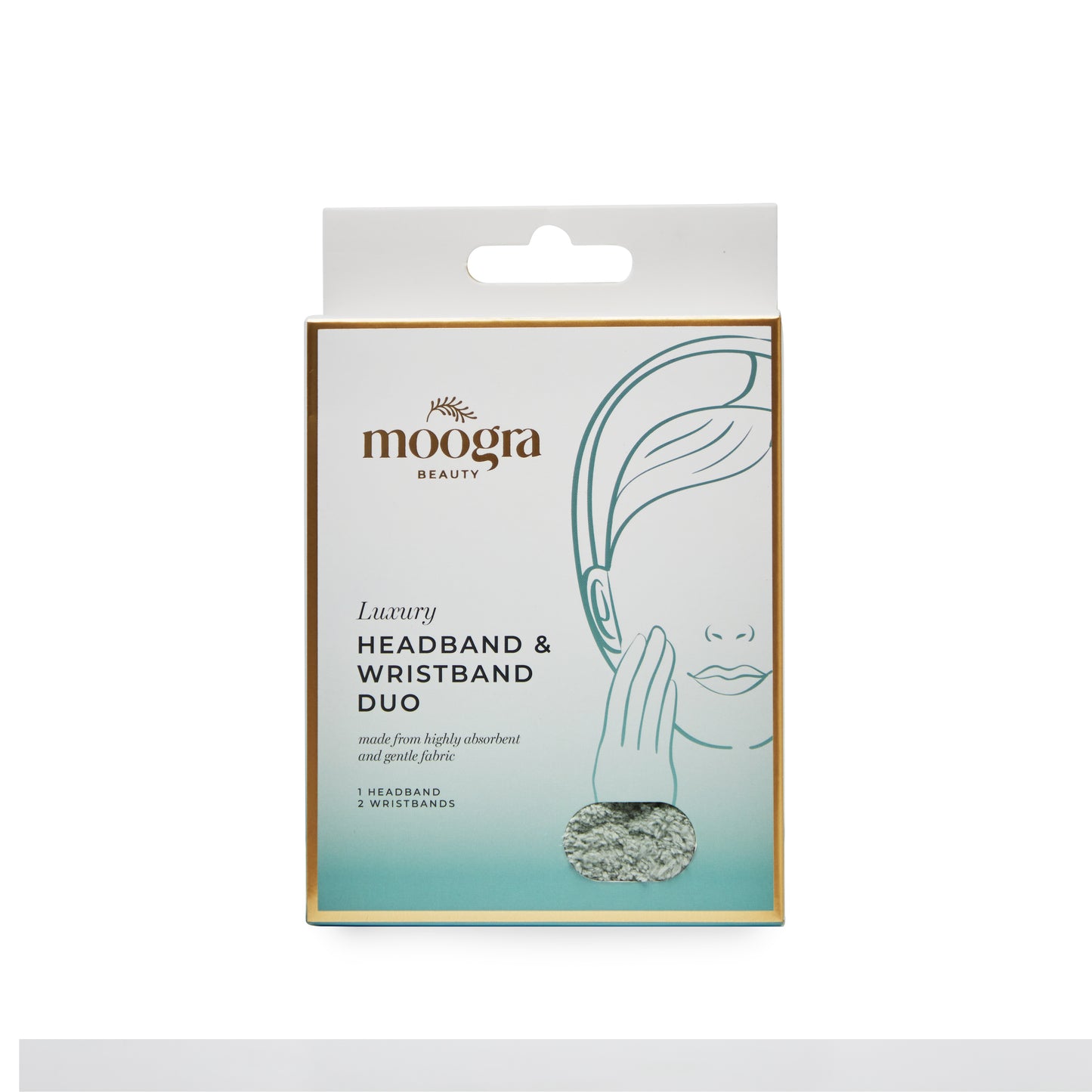 Headband and Wrist Band Sage Green