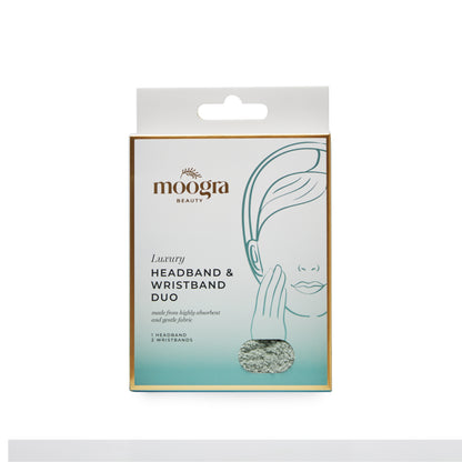 Headband and Wrist Band Sage Green